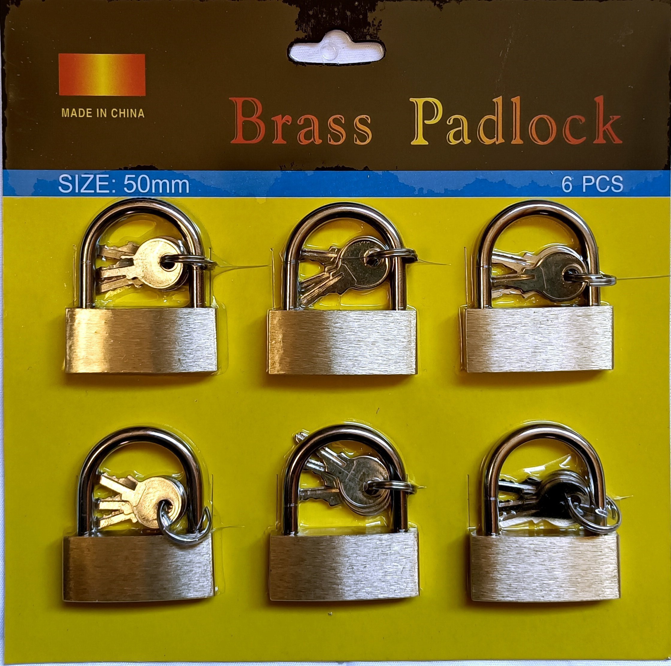 20mm*12pcs High quality copper lock brass padlock Yiwu market Pujiang factory