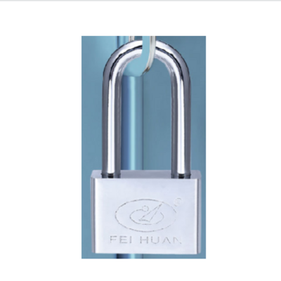 Factory Sells Cadeado Long Lock Shackle Candado 4 Steel Vane Keys Iron Padlock