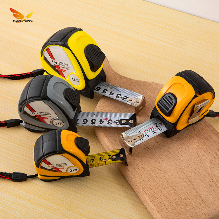 High Precision Wear-resistant Stainless Steel Tape Measure Hand Tools Retractable Measuring Tape