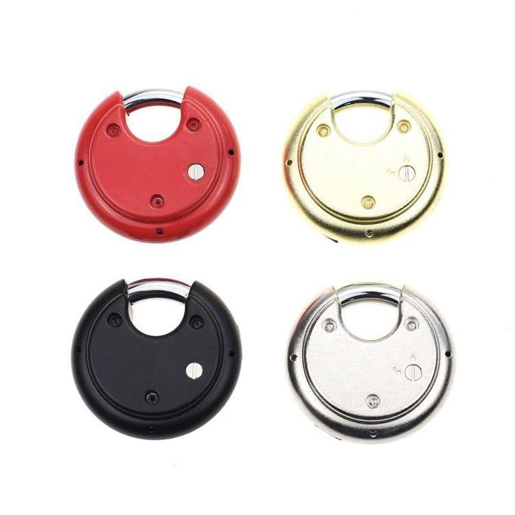 Factory Cadeado 4 Digit Zinc Alloy Combination Disc Lock High Quality Candado Door Warehouse Outdoor Round Cake Tray Padlock