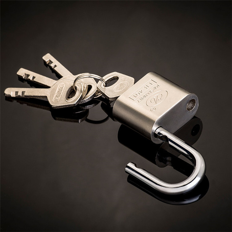 Top Security Sample available Safety 40mm padlock Nickel Plated Square key Iron Padlock