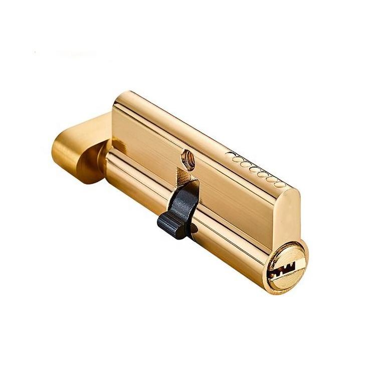 Factory customized high quality safety aluminum alloy computer key single door lock cylinder