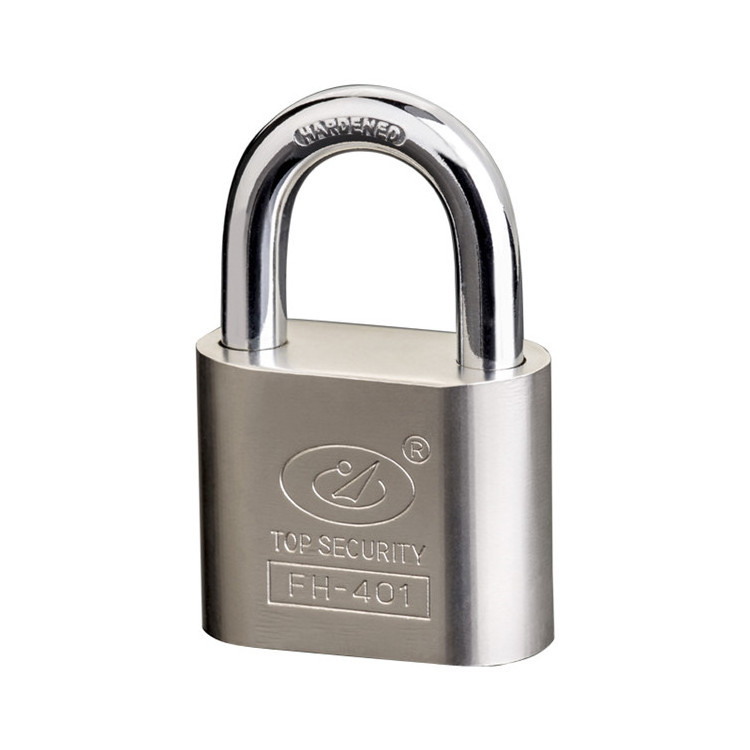 Top Security Sample available Safety 40mm padlock Nickel Plated Square key Iron Padlock