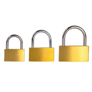 High Standard Durable Fechadura de latao Wholesale Factory Price Doors lock thin type brass padlock