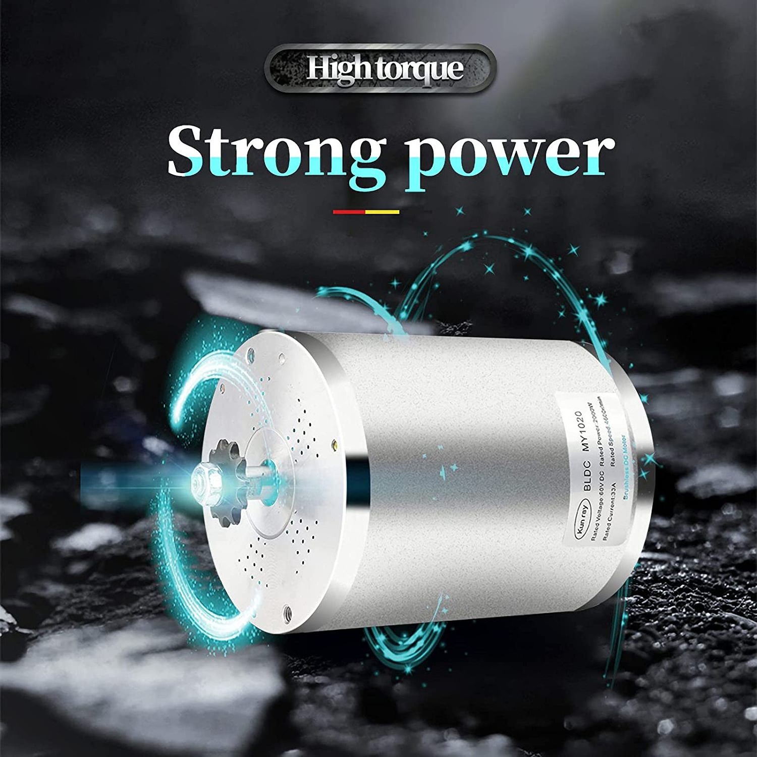 Dropshipping 48V/60V 2000W High Speed Electric Bicycle Engine Brushless DC Motor for Electric Razor