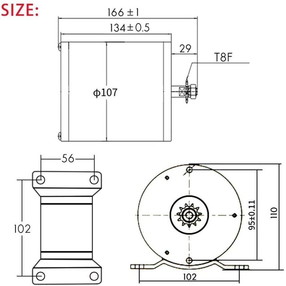 Dropshipping 48V/60V 2000W High Speed Electric Bicycle Engine Brushless DC Motor for Electric Razor