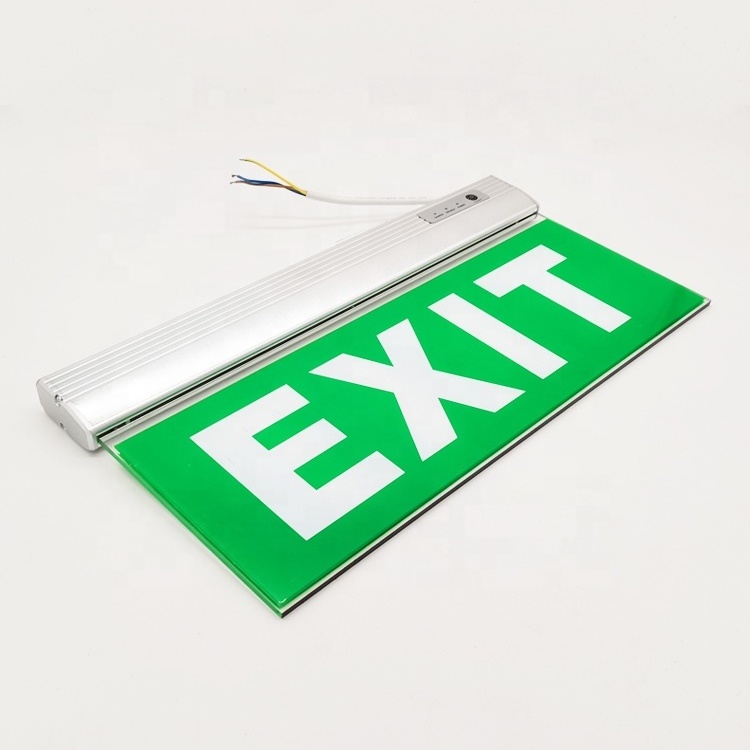 3 hours Emergency Fire LED Exit Sign Light salida exit sign