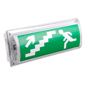 Free sample Wall Mounted Fire Safety led emergency exit light with battery backup