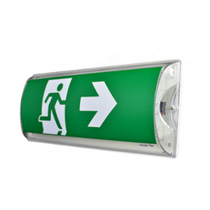 Rechargeable battery Led Wall Mounted Fire Safety exit sign led ip 65