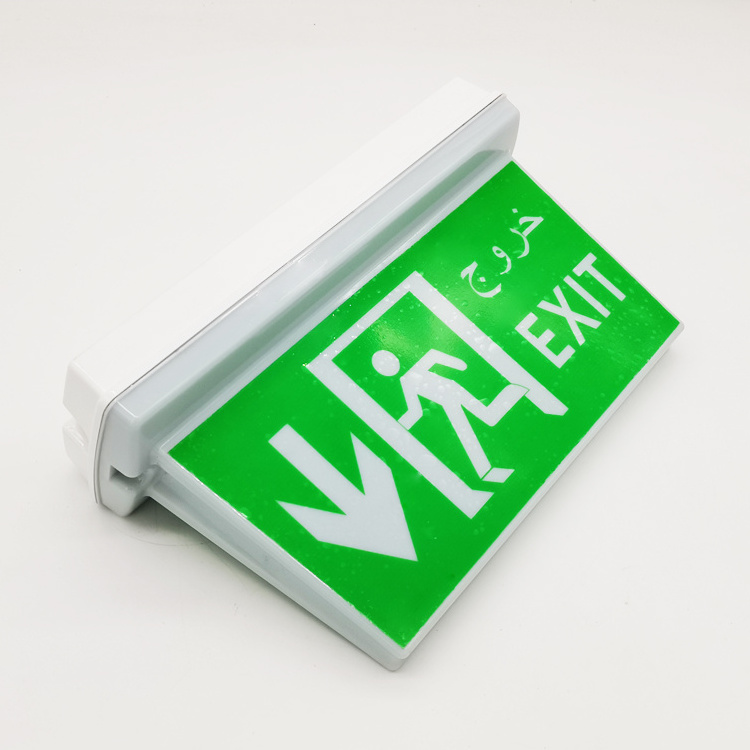 Factory directly selling  IP65 big exit sign battery powered exit signs