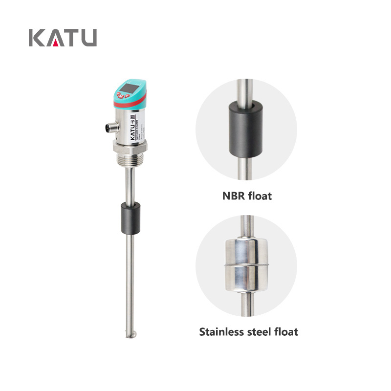 KATU LS500  factory wholesale NBR stainless steel float ball  Electronic liquid level sensor digital smart level switch