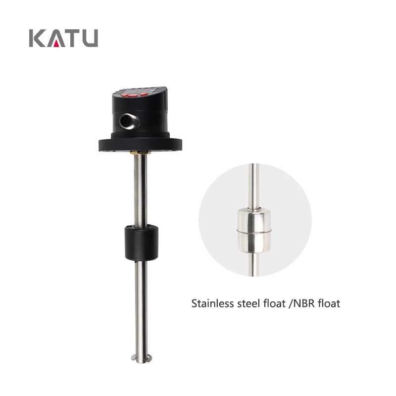 KATU LT400-L500  Wholesale float ball probe length 500 mm Integrate Digital temperature and level sensor