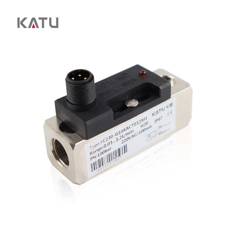 Mechanical flow switch G14 internal thread for mechanical equipment medium temperature 100 Degree Celsius