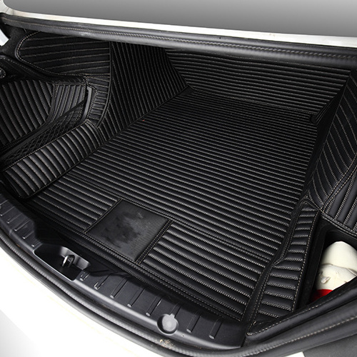 Interior accessories Hot Sale PVC leather Strip shape Easy Clean Full Coverage car boot liner car trunk mats trunk mat