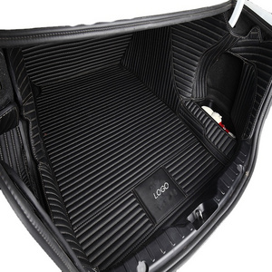 Interior accessories Hot Sale PVC leather Strip shape Easy Clean Full Coverage car boot liner car trunk mats trunk mat