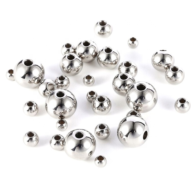 Wholesale DIY Beads Tarnish Free Jewelry Loose Stainless Steel Beads For Jewelry Making