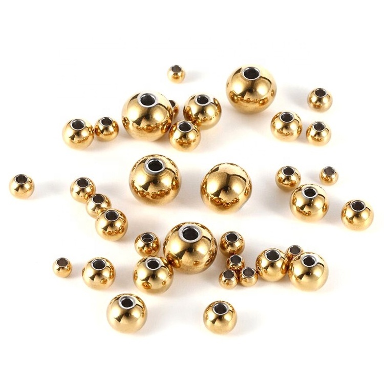 Wholesale DIY Beads Tarnish Free Jewelry Loose Stainless Steel Beads For Jewelry Making