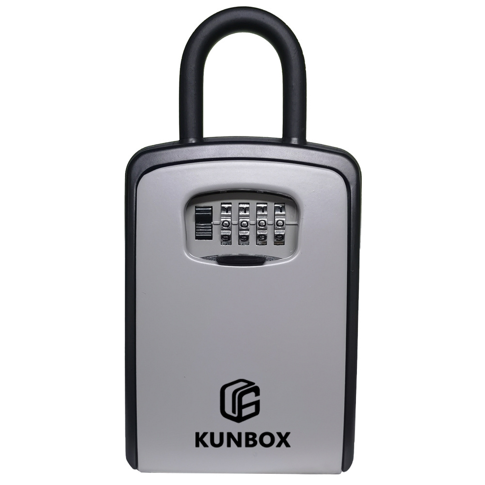 Secure Key XL Large Capacity Combination Safe Outdoor Heavy Duty Portable Lock Box With Shackle Key Locker