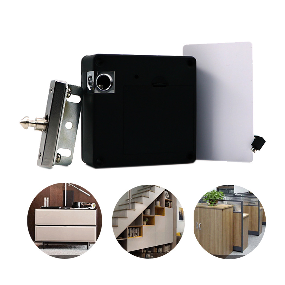 Smart Furniture Hidden Safety Invisible Magnetic RFID Card Drawer and Cabinet Lock in Locks