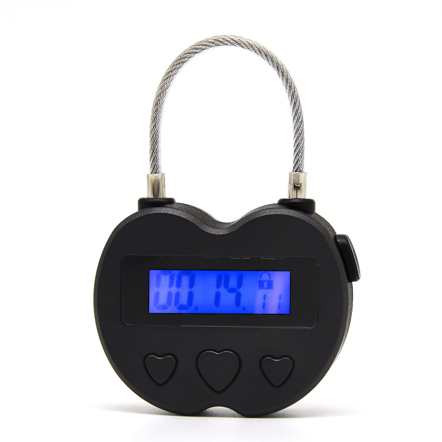 Time Out Padlock Padlock with LCD Display of Hiplaygirl Max Timing Lock Digital Timer USB Rechargeable