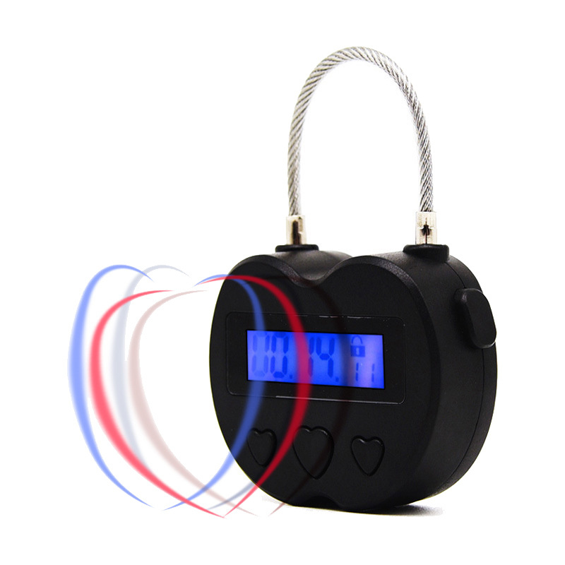 Time Out Padlock Padlock with LCD Display of Hiplaygirl Max Timing Lock Digital Timer USB Rechargeable