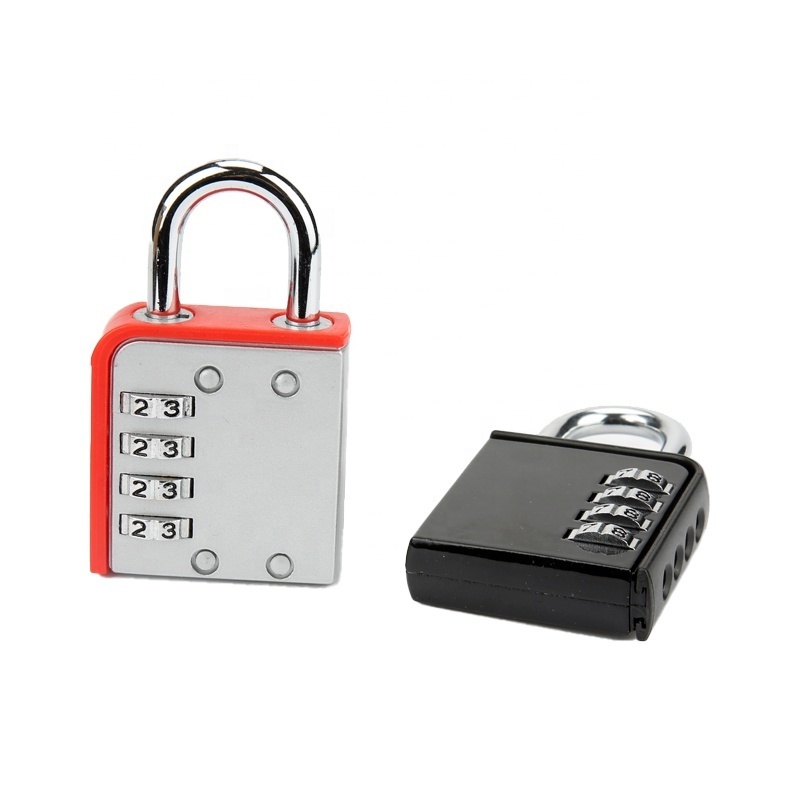 Combination Padlock Heavy Duty Lock 4 Digit Resettable Code Lock for School Gym Outdoor Shed Locker Hasp Cabinet Gate