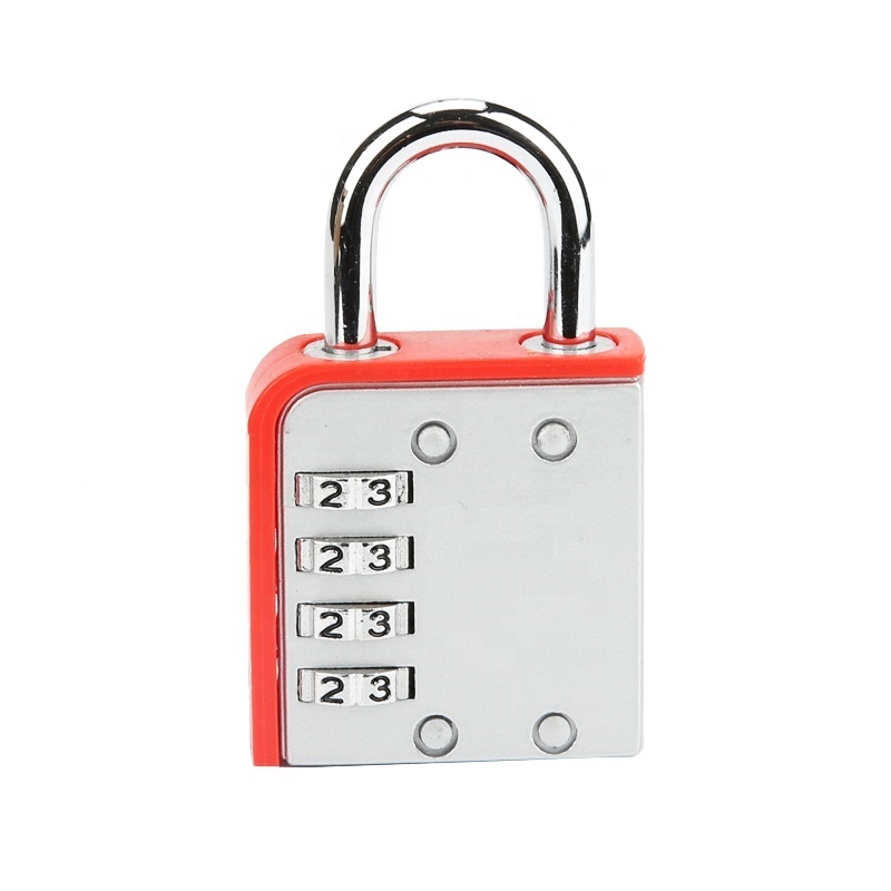 Combination Padlock Heavy Duty Lock 4 Digit Resettable Code Lock for School Gym Outdoor Shed Locker Hasp Cabinet Gate