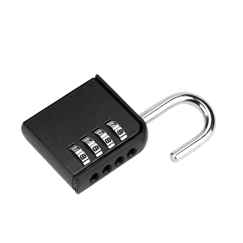 Combination Padlock Heavy Duty Lock 4 Digit Resettable Code Lock for School Gym Outdoor Shed Locker Hasp Cabinet Gate