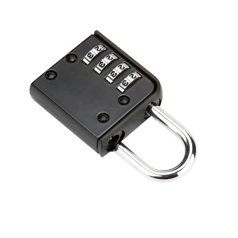 Combination Padlock Heavy Duty Lock 4 Digit Resettable Code Lock for School Gym Outdoor Shed Locker Hasp Cabinet Gate