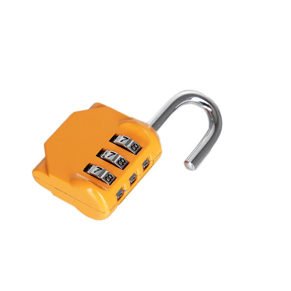 35mm Padlock with 3 Digit Combination Outdoor Weatherproof Code Lock -Keyless Resettable Combo for Luggage Fence