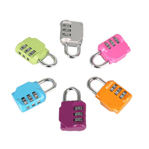 35mm Padlock with 3 Digit Combination Outdoor Weatherproof Code Lock -Keyless Resettable Combo for Luggage Fence