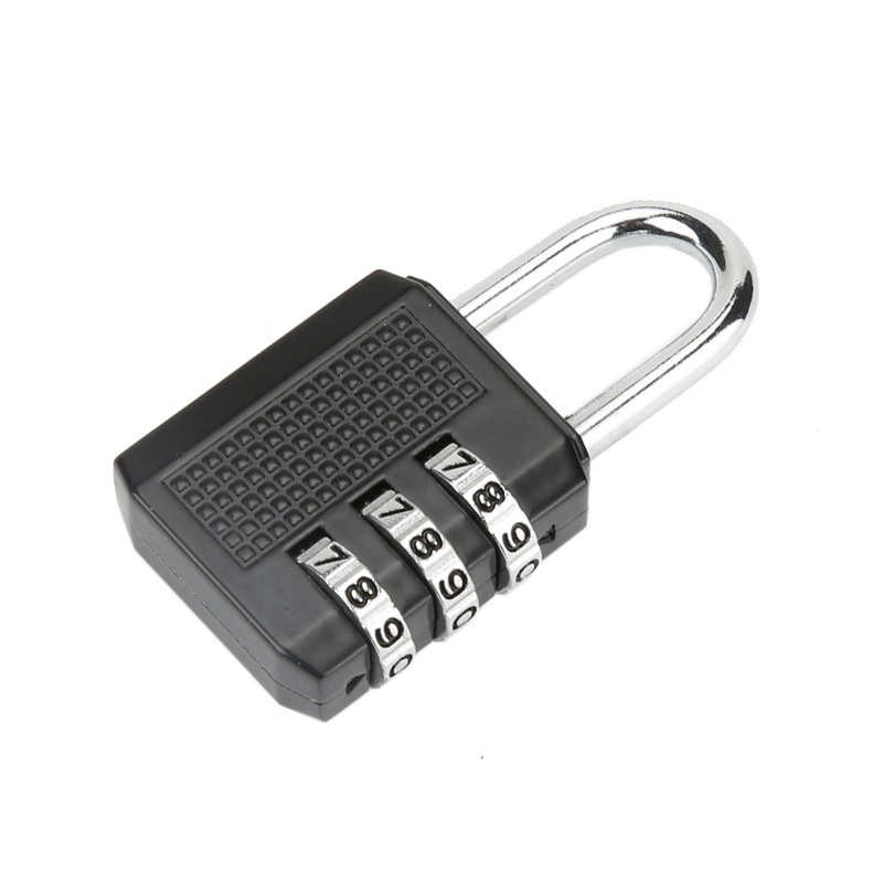 30 mm Combination Locks Black and Colorful 3 Digital Number Code Padlocks Travelling luggage Lock