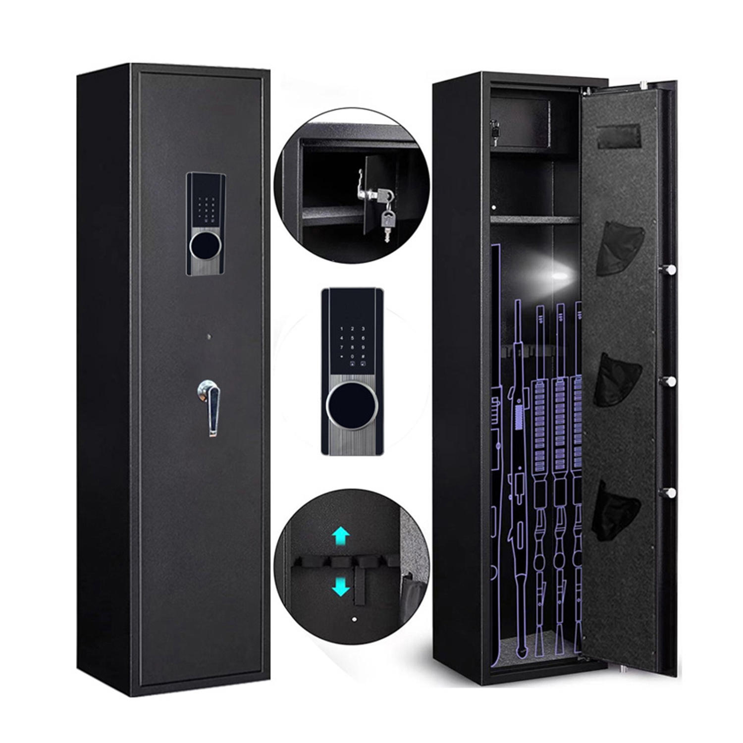 Gun safe locker digital Personal Safe with Electronic Lock metal used gun safe box cabinet storage cabinet