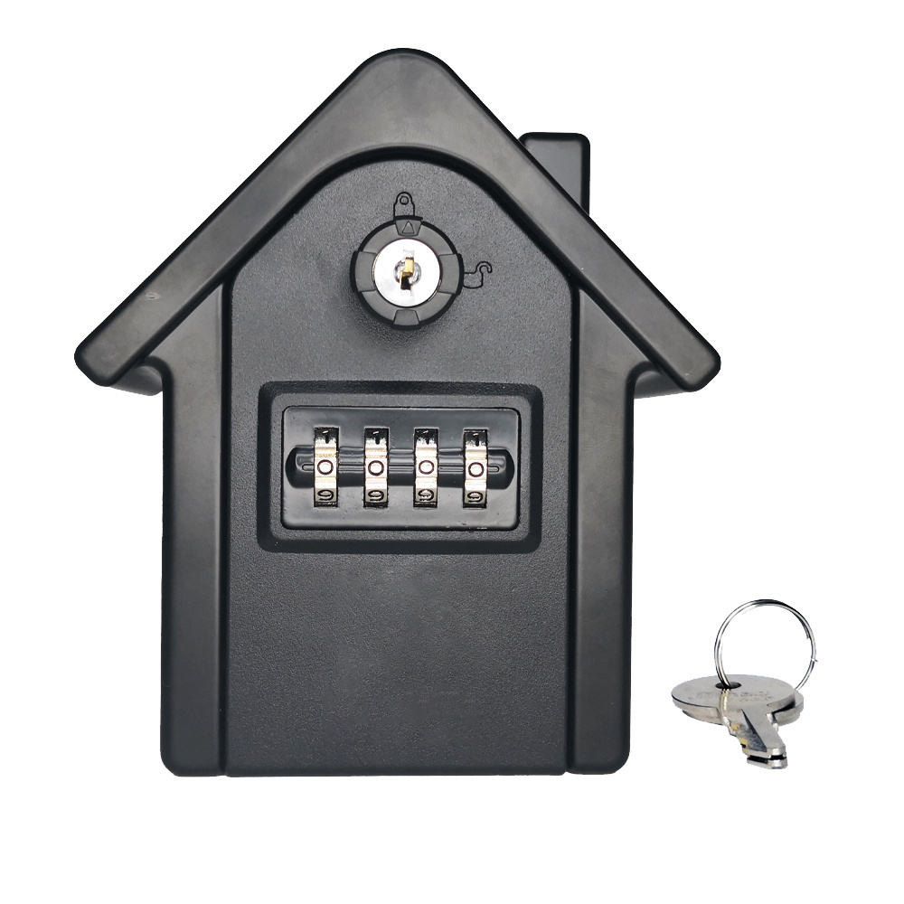 Wall Mounted House Key Safe Large Capacity Car Key Fobs Storage Lock Box