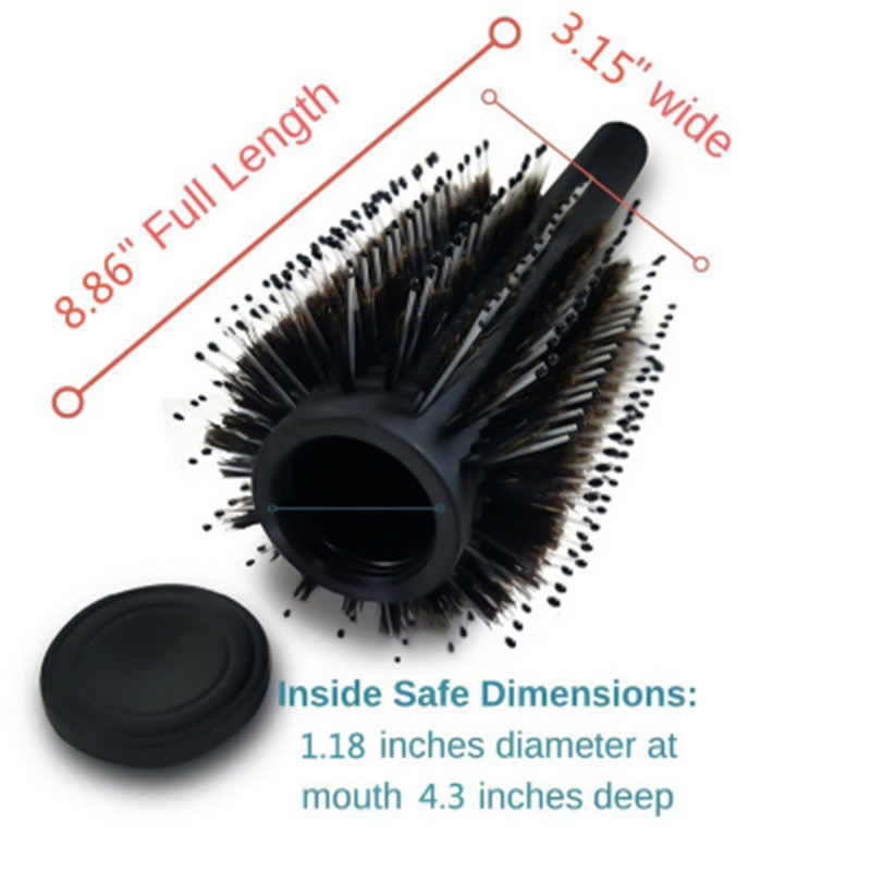 Diversion Safe Detangling Hair Brush Comb to Hide Money Jewelry Valuables with Discreet Secret Removable Lid