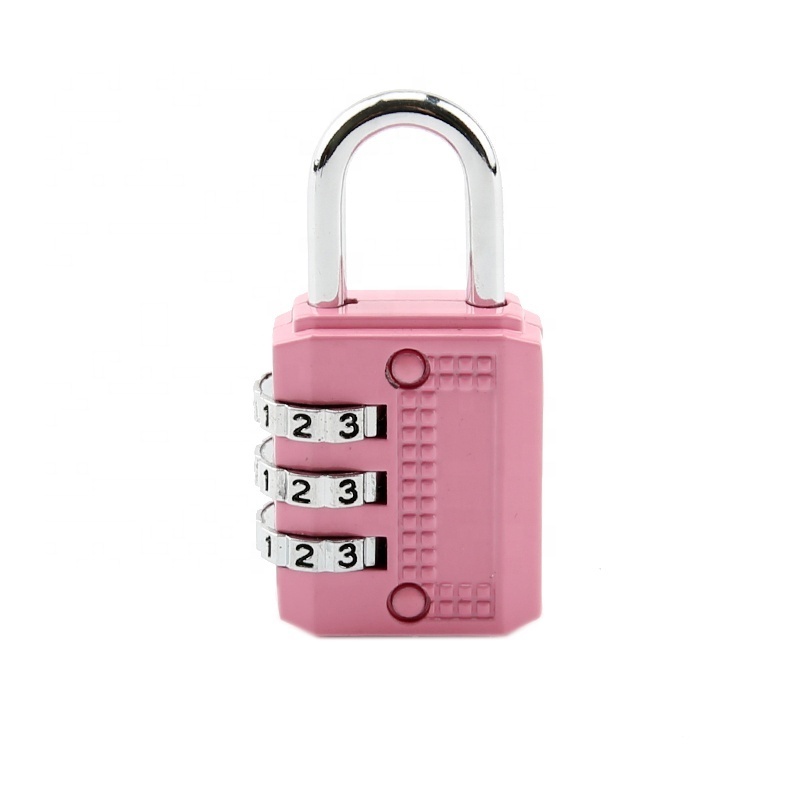 25 mm Luggage Security Lock 3 Digital Combination Suitcase Padlocks