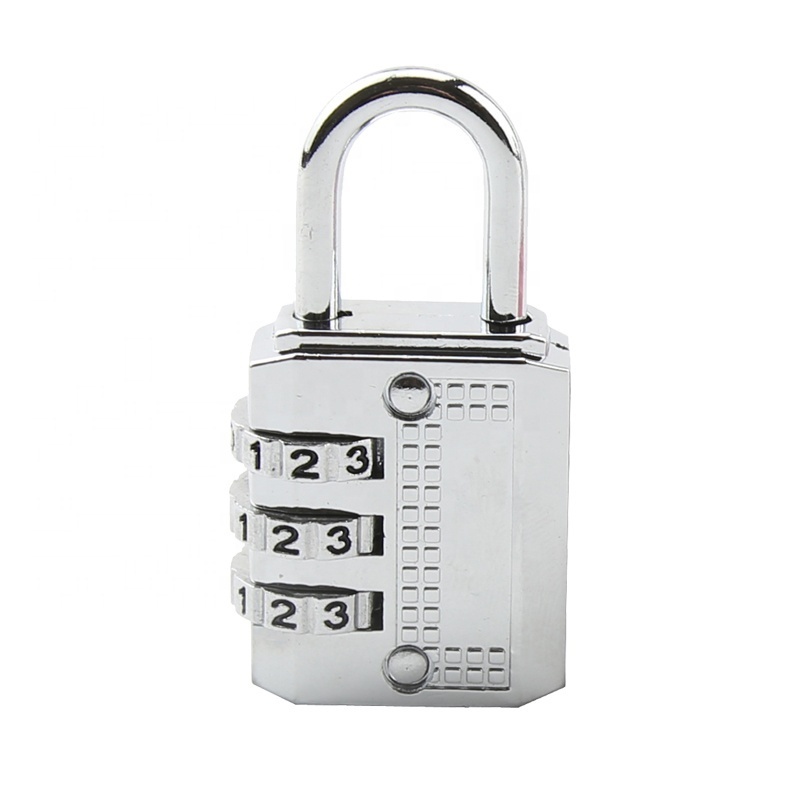 25 mm Luggage Security Lock 3 Digital Combination Suitcase Padlocks