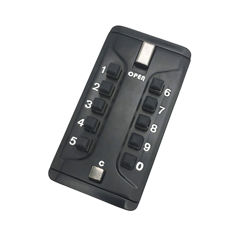 Key Lock Box Storage Combination Realtor Key Safe Box 10-Digit Push Button Security Key Safes