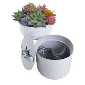 Hide Key Secret Safe Flower Pot With Hidden Safe & Secret Compartment Hide A Key Outdoor Novelty Hidden Compartment Money Safe