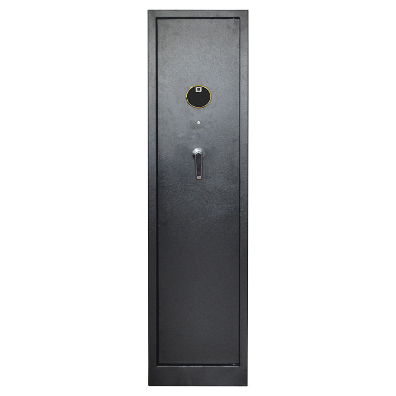 OEM WIFI remote unlock electronic code lock fingerprint unlock high security Metal Gun Safe Box cabinet with Dual alarm system