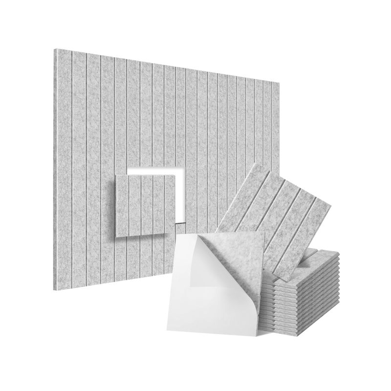 Self Adhesive Soundproof Wall Panels, High Density Acoustic Foam Panels