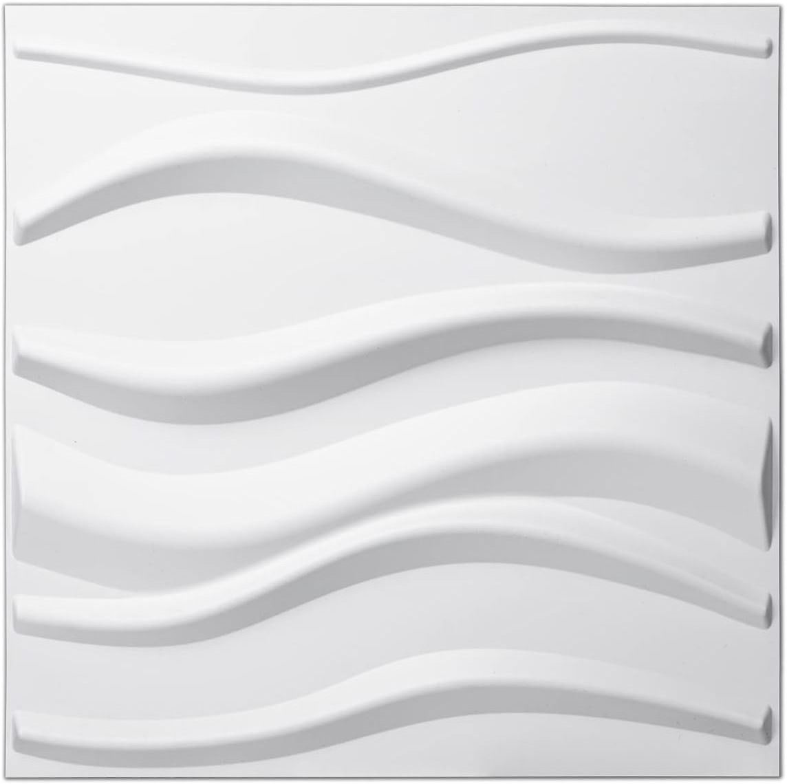 PVC 3d Wave Wall Panels for Interior Wall Decor White 3D Wall Panels