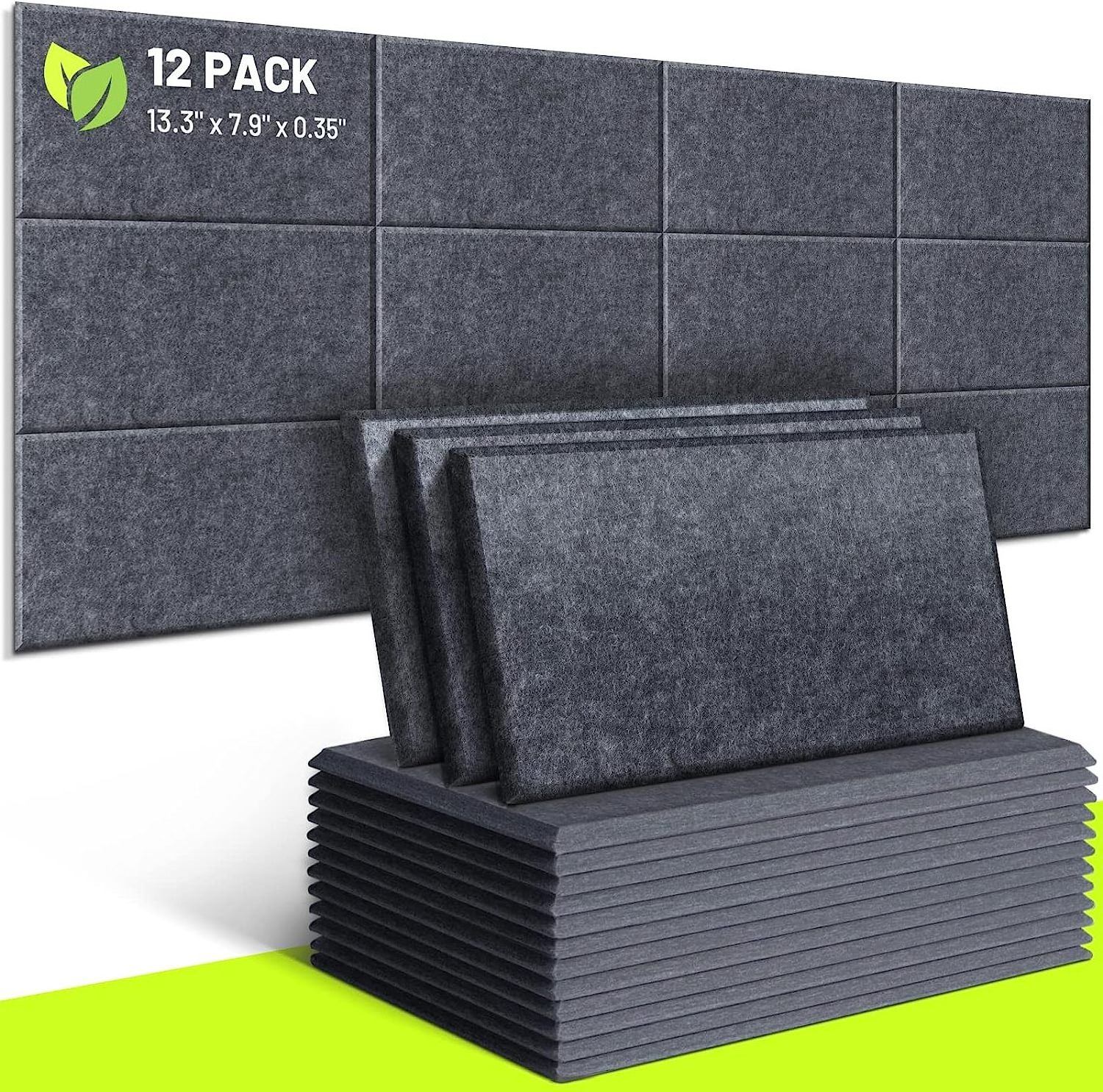 for Office Door Walls Black Soundproof Insulation Panel Sound Absorbing Noise Reduction Pads Sound Reducing Foam