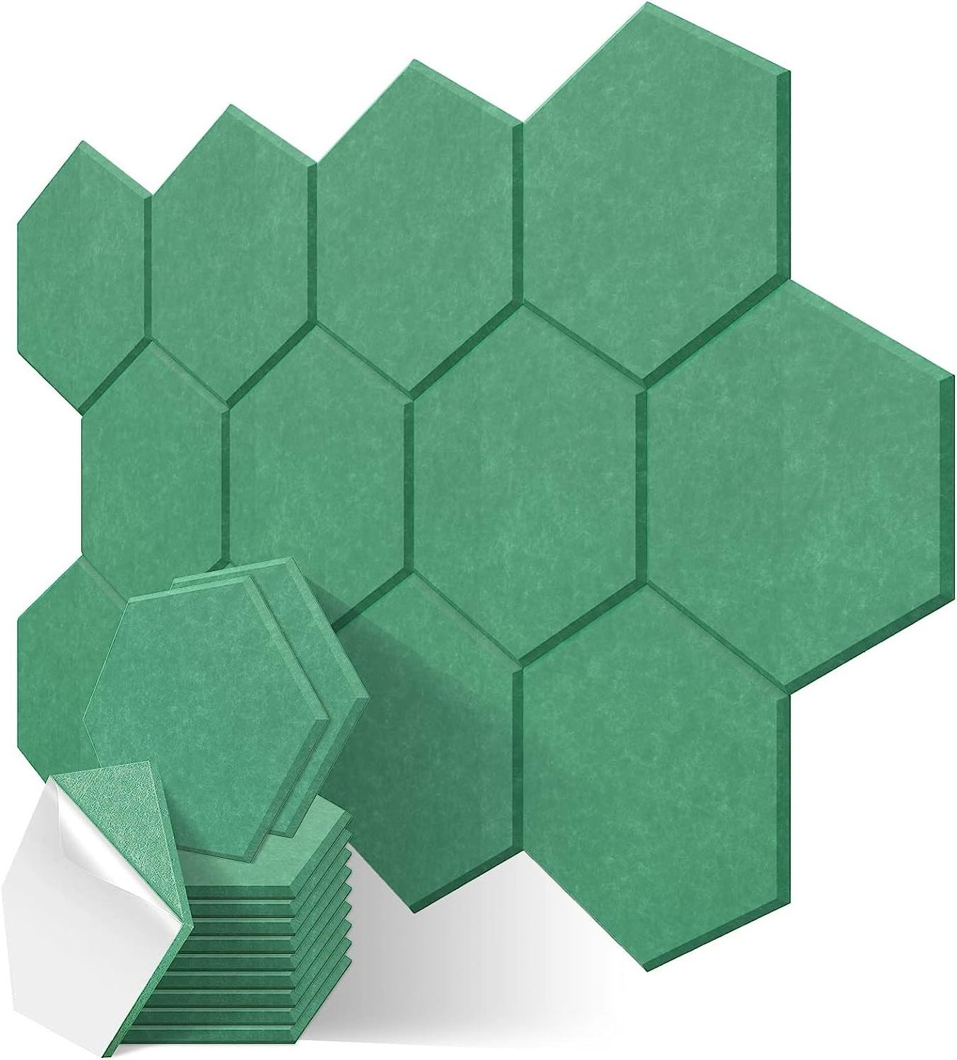 Decorative Flame Retardants Grey Sound Proof Padding Hexagon Wall Cinema acoustic wood wall panel