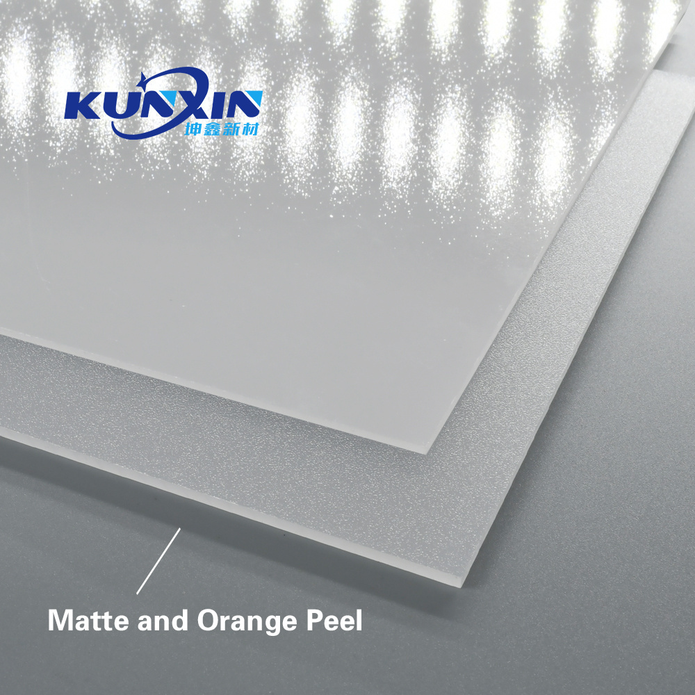 High Light Transmission Optical Translucent PMMA Acrylic Led Light Diffuser Sheet