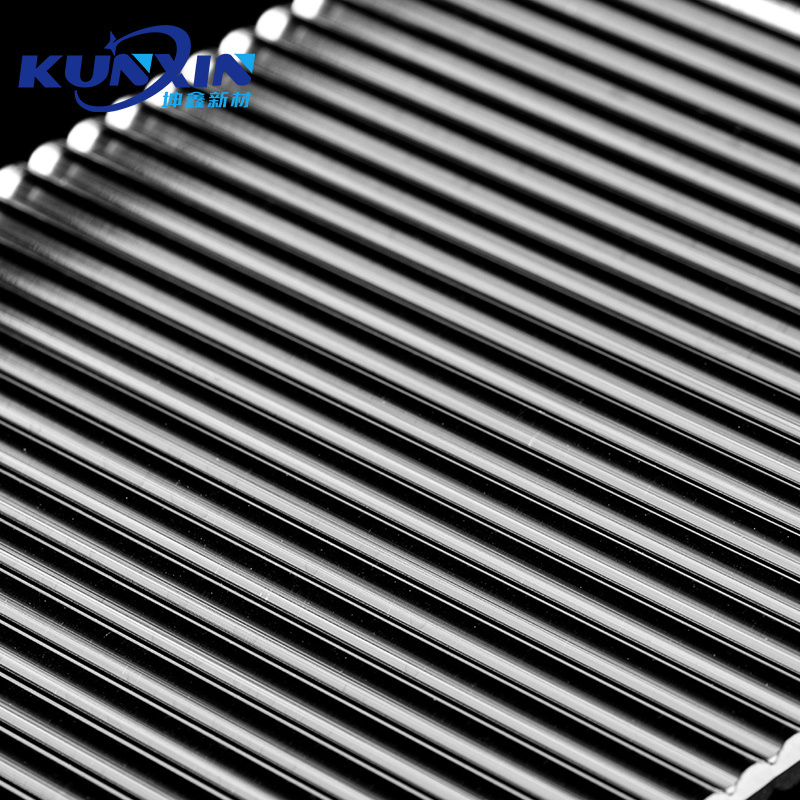 2.0mm 3.0mm 5.0mm 8.0mm PMMA Clear Decorative Texture Striped Ribbed Acrylic Sheet