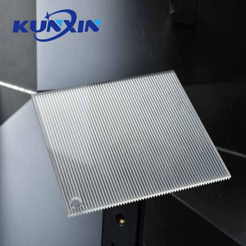 Kunxin Clear Stripe Prism Acrylic Panel 2mm 3mm 5mm Mini Ribbed Texture Acrylic Sheet for Decoration