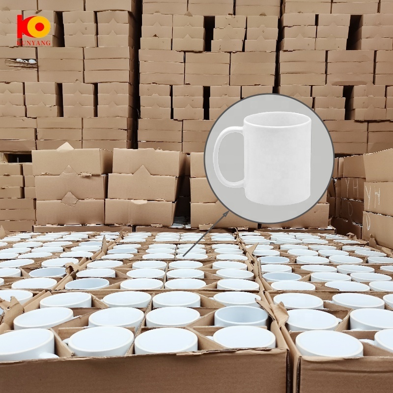 wholesale Custom 3A Grade quality sublimation coffee mug blanks 11oz advertising custom sublimation ceramic mug