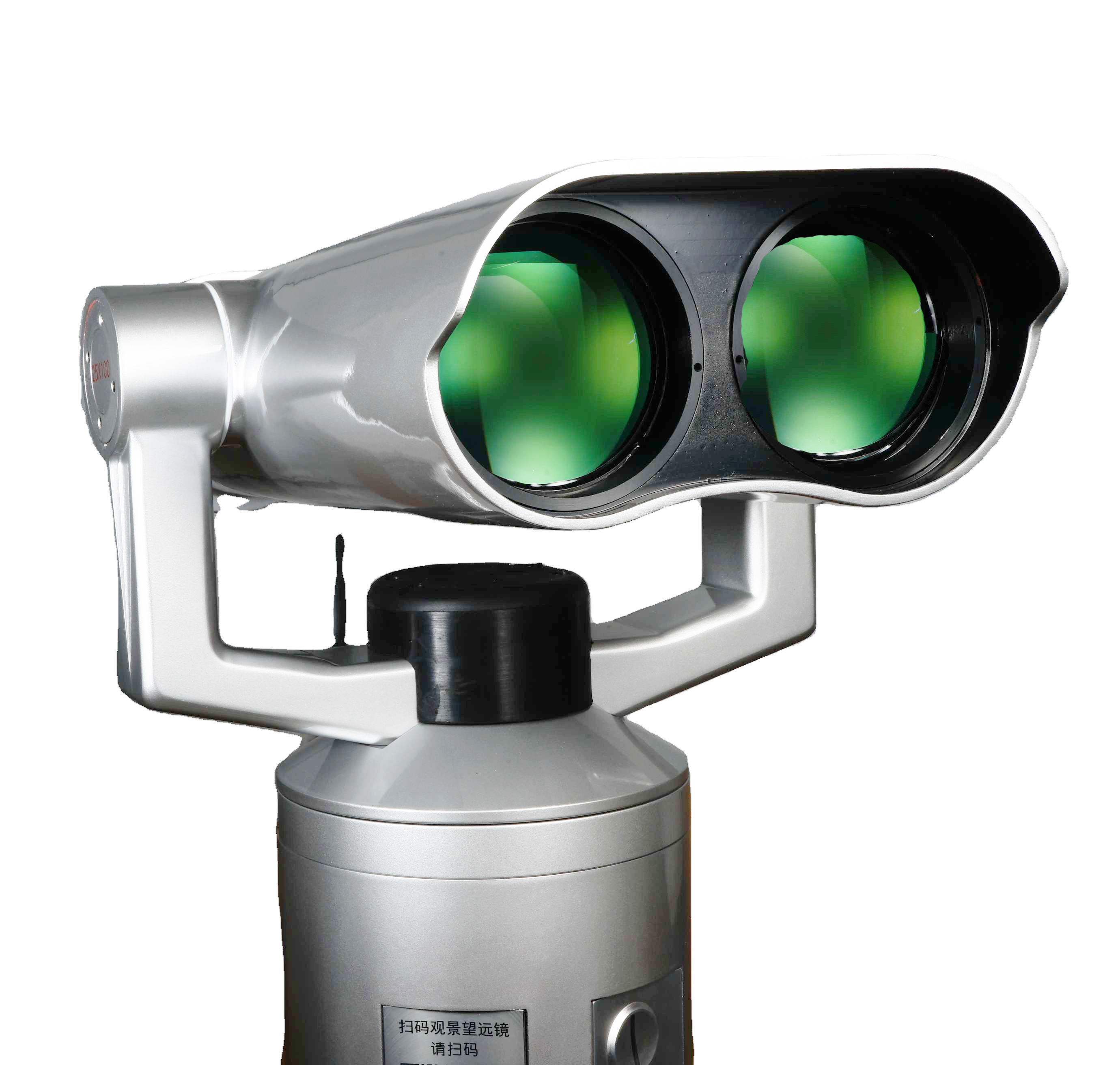 25x100 coin-operated  outdoor waterproof Anti-fog, sunscreen high High quality optical lens  scenic area to use binoculars