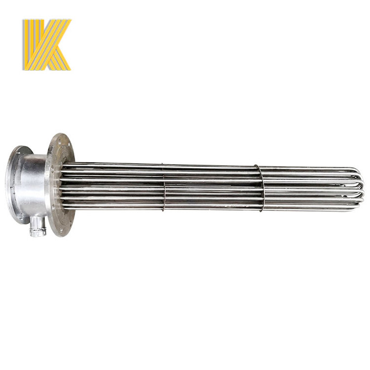 Customsized Industrial Fuel 230V 40Kw Oil Tank Tubular Heating Element Electric Flange Immersion Heater